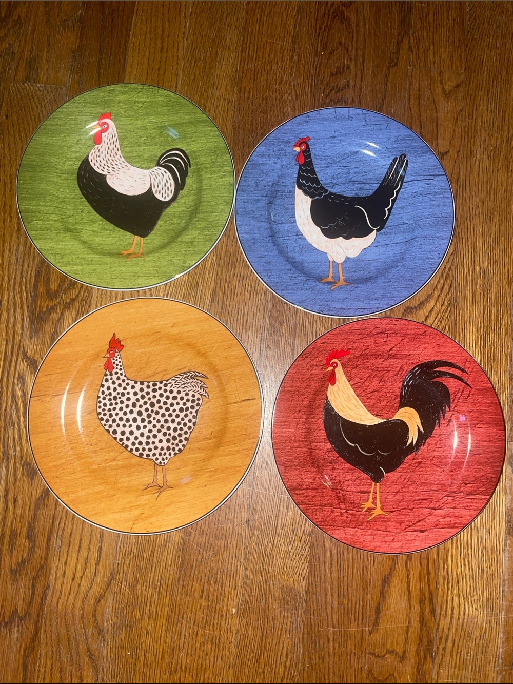 Sakura “Country Quartet” plates by artist Warren Kimble